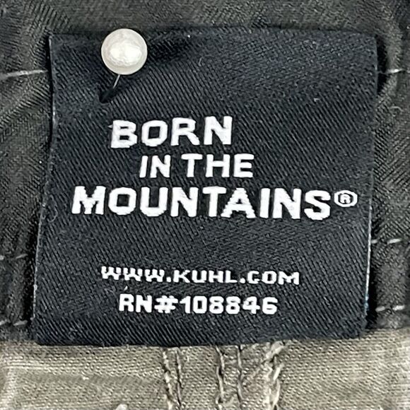 Kuhl Adventure Hiking Pants Mens 30X30 Khaki Outdoors Camping Stretch Gorpcore - Picture 11 of 14
